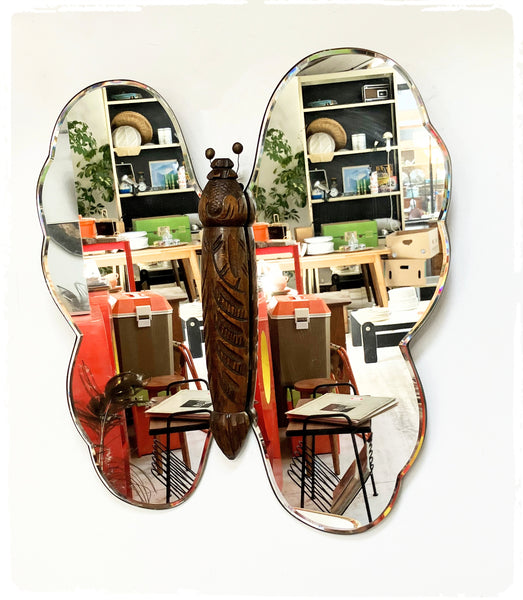 Grand Miroir Vintage Papillon