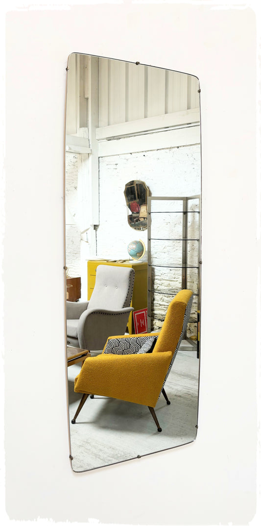 Grand Miroir Vintage XL Moderniste Rétroviseur