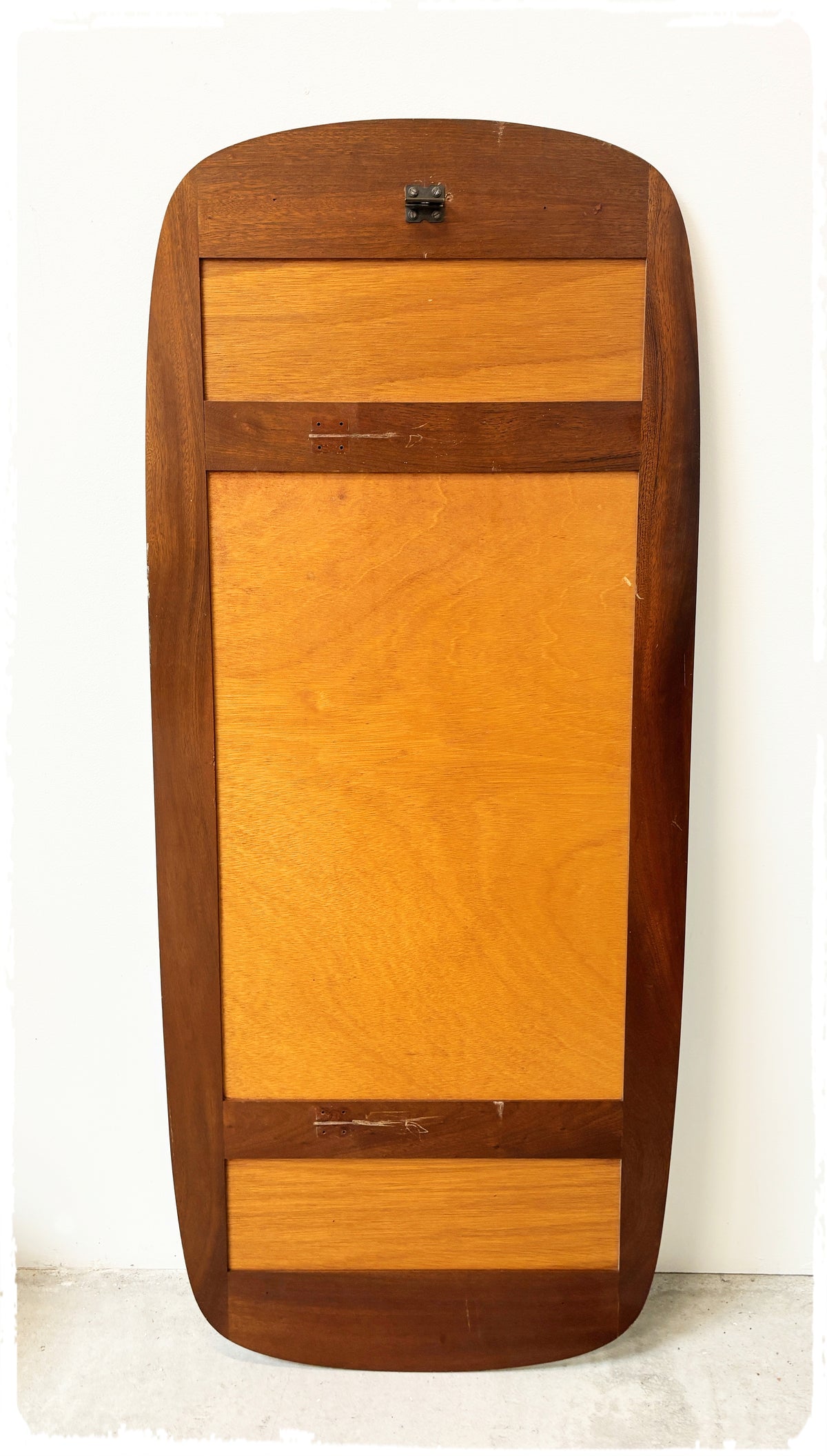 Grand Miroir XXL Vintage en Teck