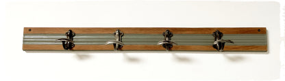 Grand Porte Manteaux d'Atelier Vintage Bois et Métal Revisité