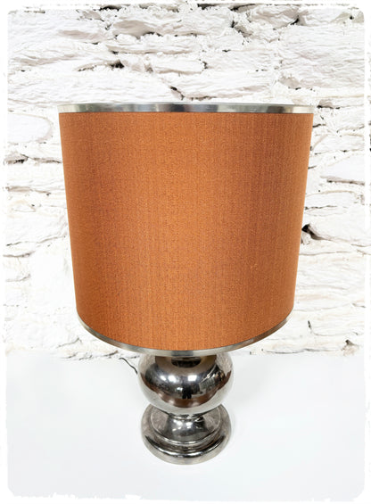 Grande Lampe de Table Vintage Années 70 Style Philippe Barbier