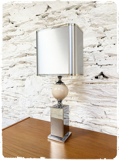 Grande Lampe Vintage Années 70 Style Barbier Vandel