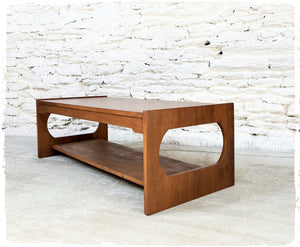 Grande Table Basse Vintage en Teck