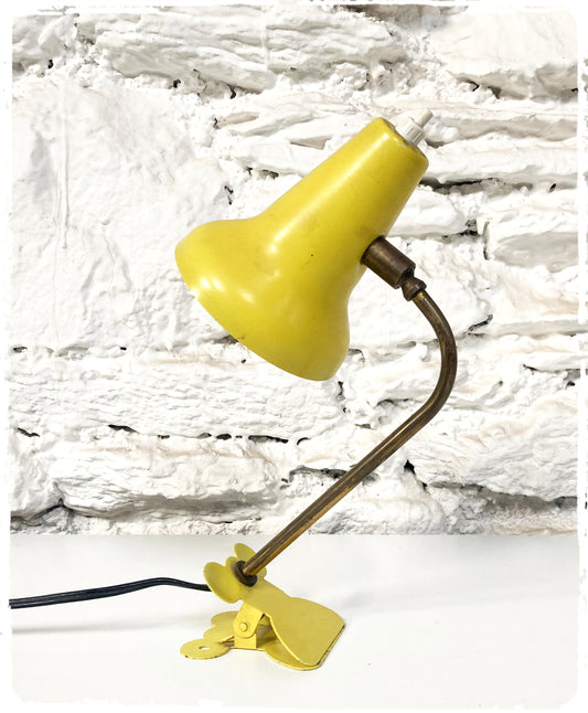 Lampe Cocotte à Pince Vintage Années 50