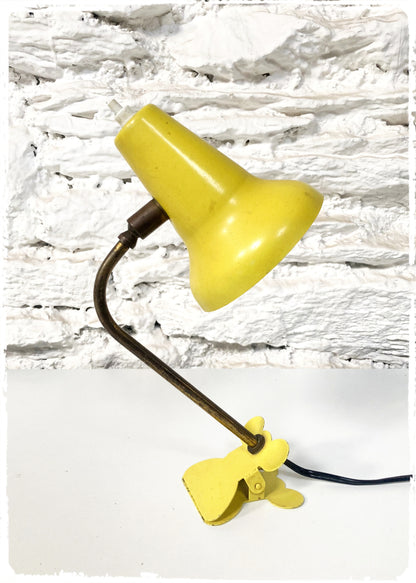 Lampe Cocotte à Pince Vintage Années 50