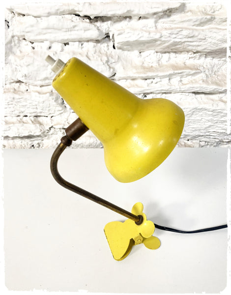 Lampe Cocotte à Pince Vintage Années 50