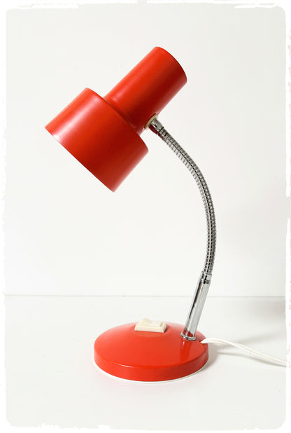 Lampe de Bureau Vintage Années 70 Orange