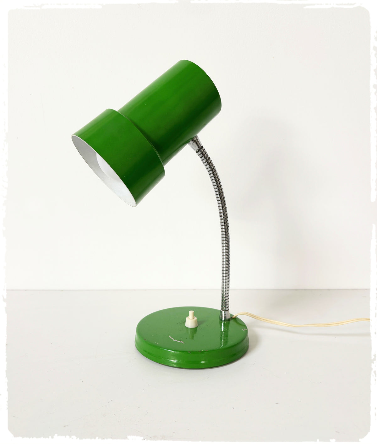 Lampe de Bureau Vintage Années 70 Verte