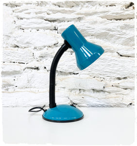 Lampe de Bureau Vintage Bleu Pétrole