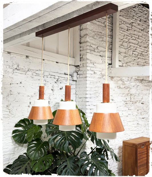 Lustre Vintage 3 Feux Style Scandinave