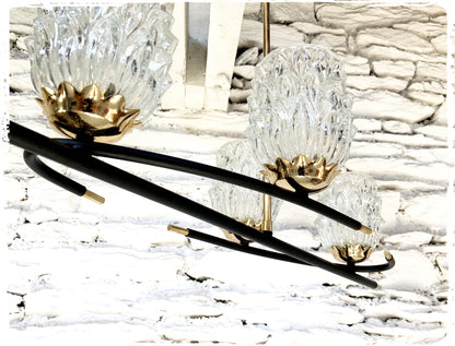 Lustre Vintage 4 Feux Maison Arlus