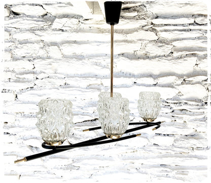 Lustre Vintage 4 Feux Maison Arlus