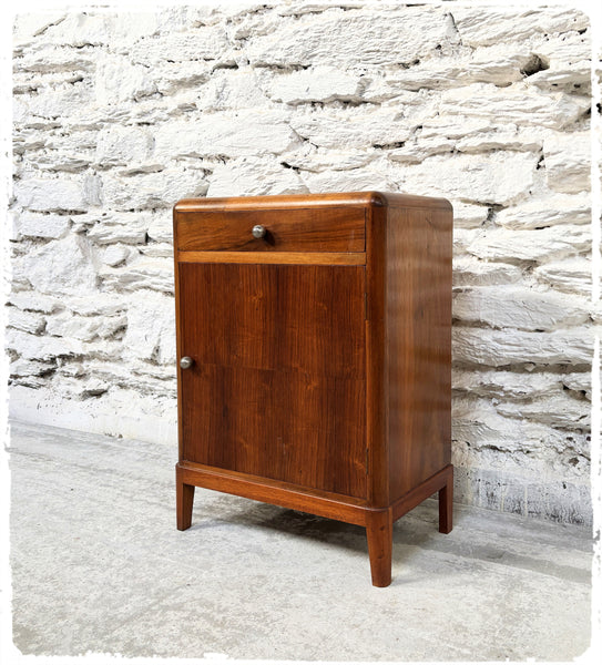 Meuble d'Appoint Bout de Canapé Vintage Bois Exotique