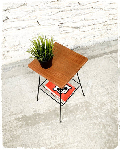 Meuble d'Appoint Bout de Canapé Vintage Moderniste