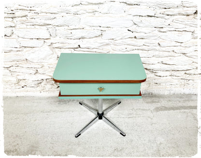Meuble d'Appoint Chevet Vintage Pied Croix