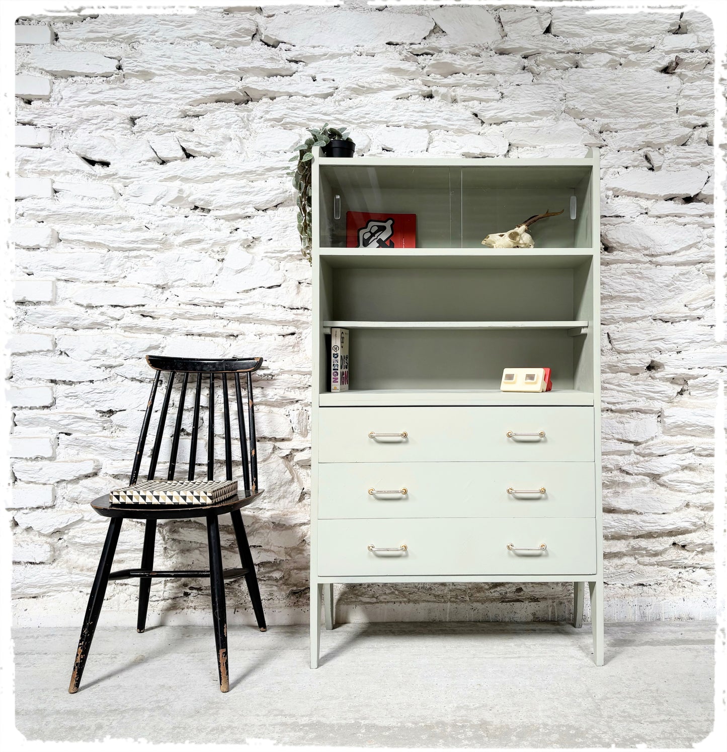 Meuble d'Appoint Rangement Vintage Revisité