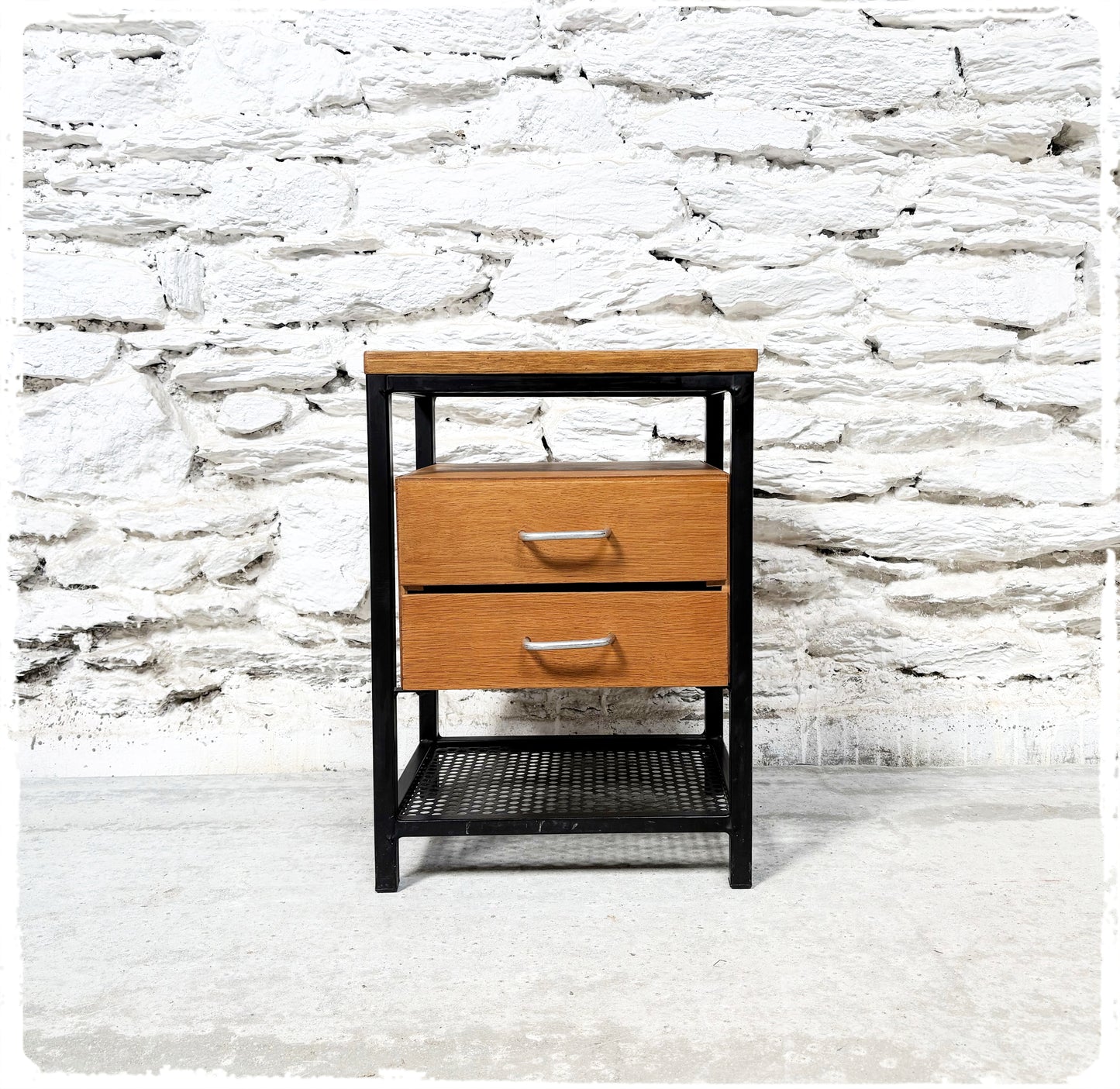 Meuble d'Appoint Table de Chevet Vintage Moderniste