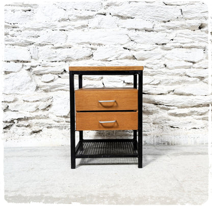 Meuble d'Appoint Table de Chevet Vintage Moderniste
