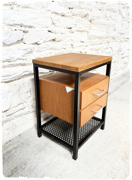 Meuble d'Appoint Table de Chevet Vintage Moderniste