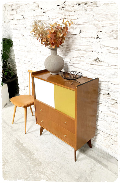 Meuble Hi-fi Rangement Vintage Pieds Compas
