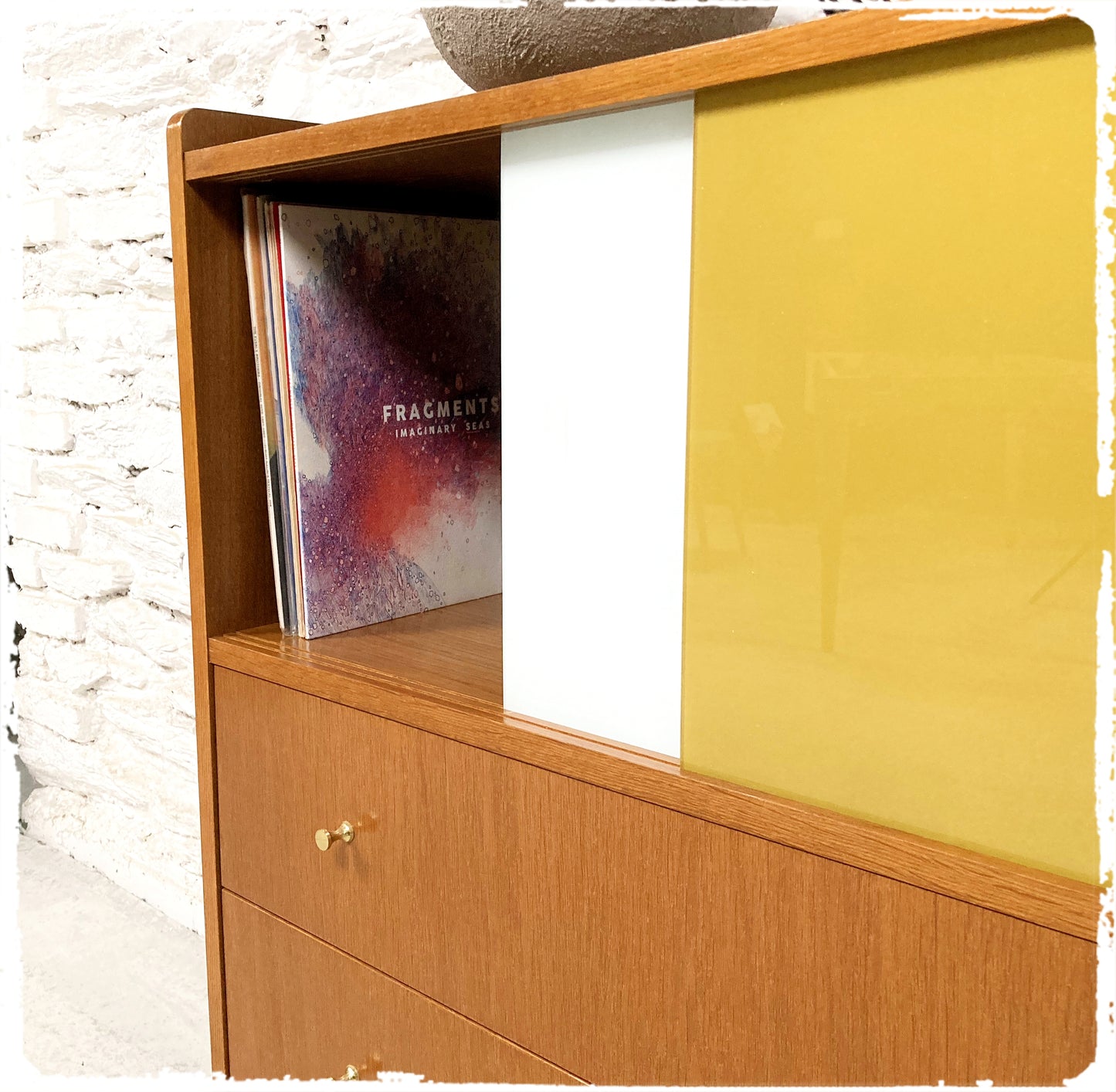 Meuble Hi-fi Rangement Vintage Pieds Compas