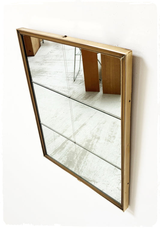 Miroir Bistrot Vintage Doré