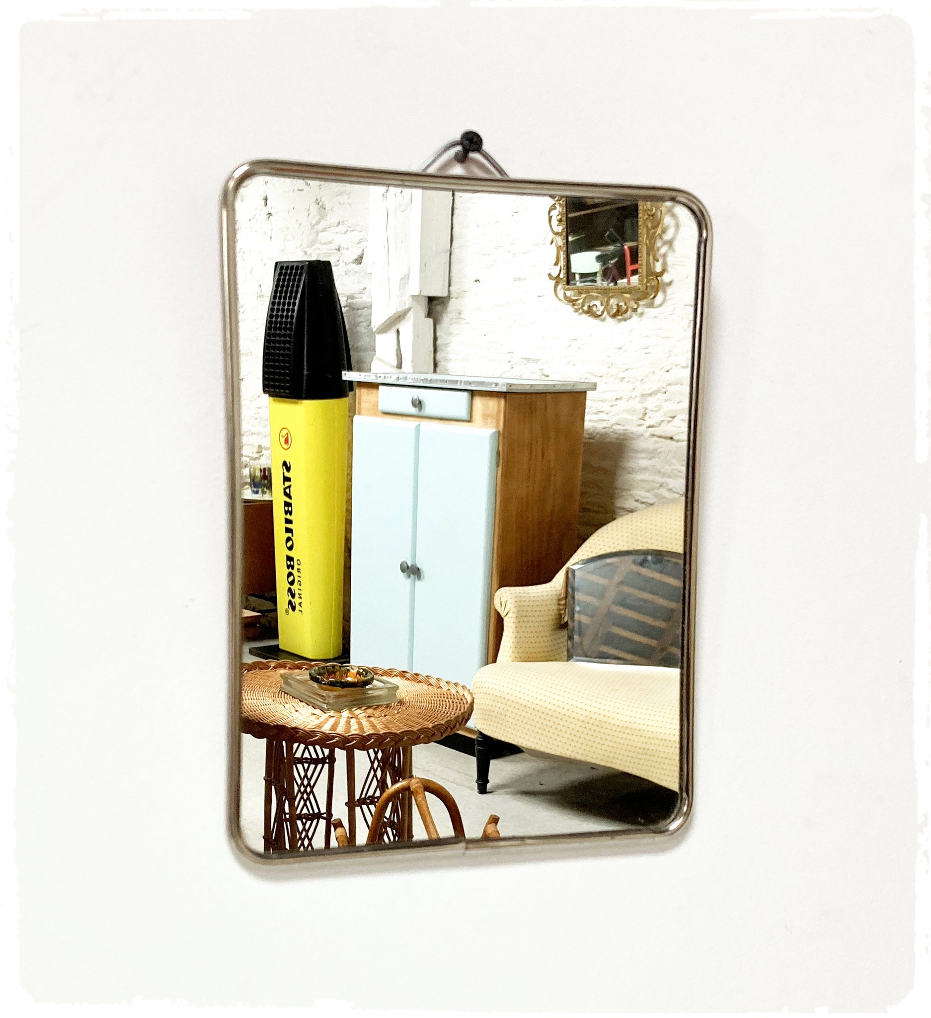 Miroir de Barbier Vintage