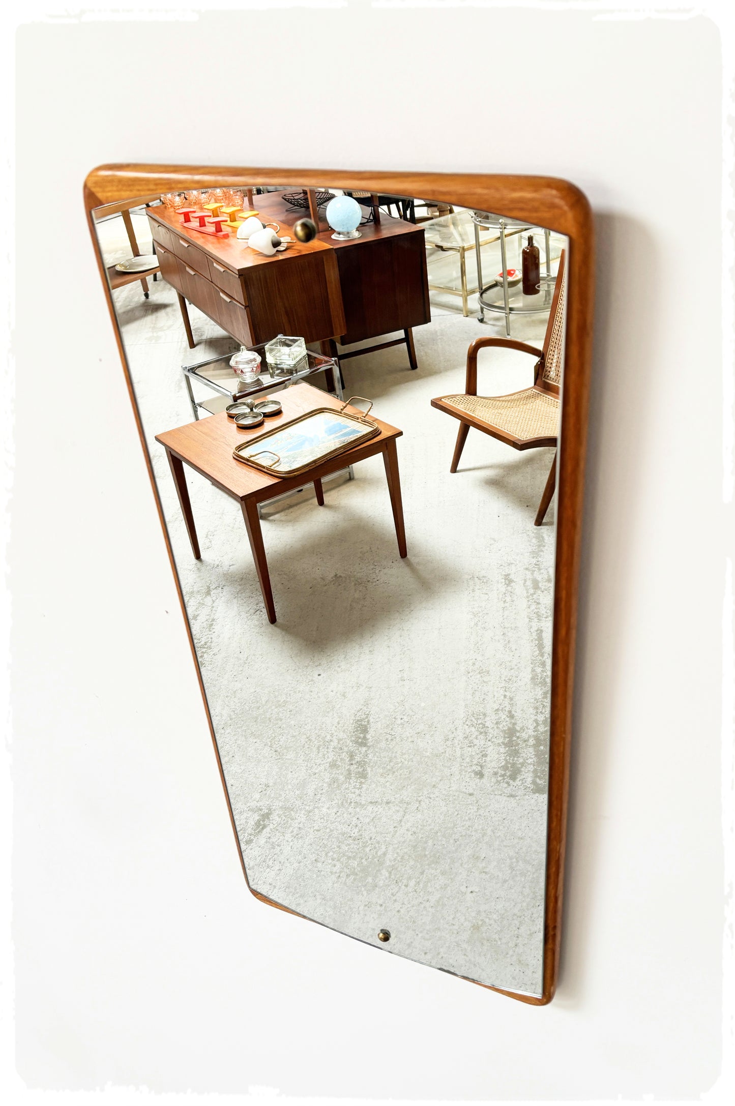 Grand Miroir Vintage en Teck