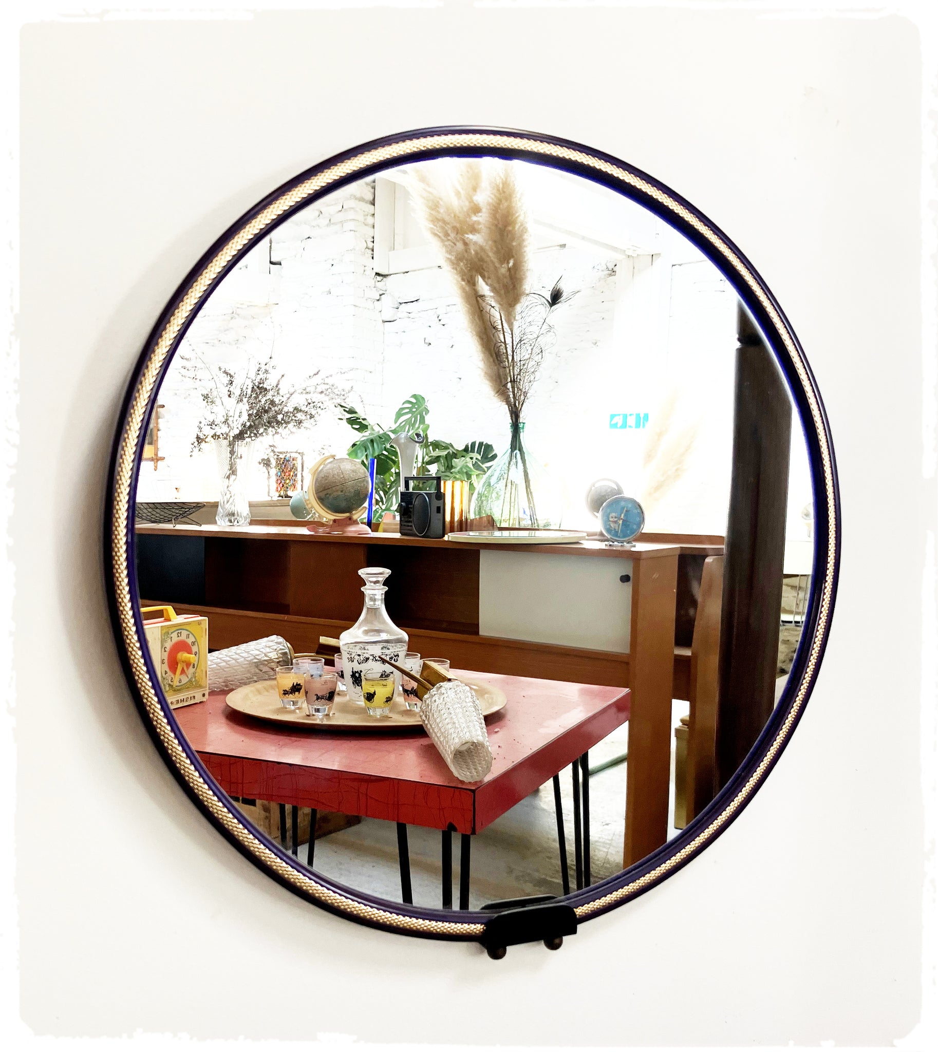 Miroir Rond Vintage Deknudt