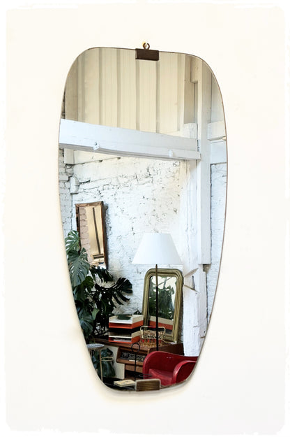 Miroir Vintage Moderniste Rétroviseur Années 60