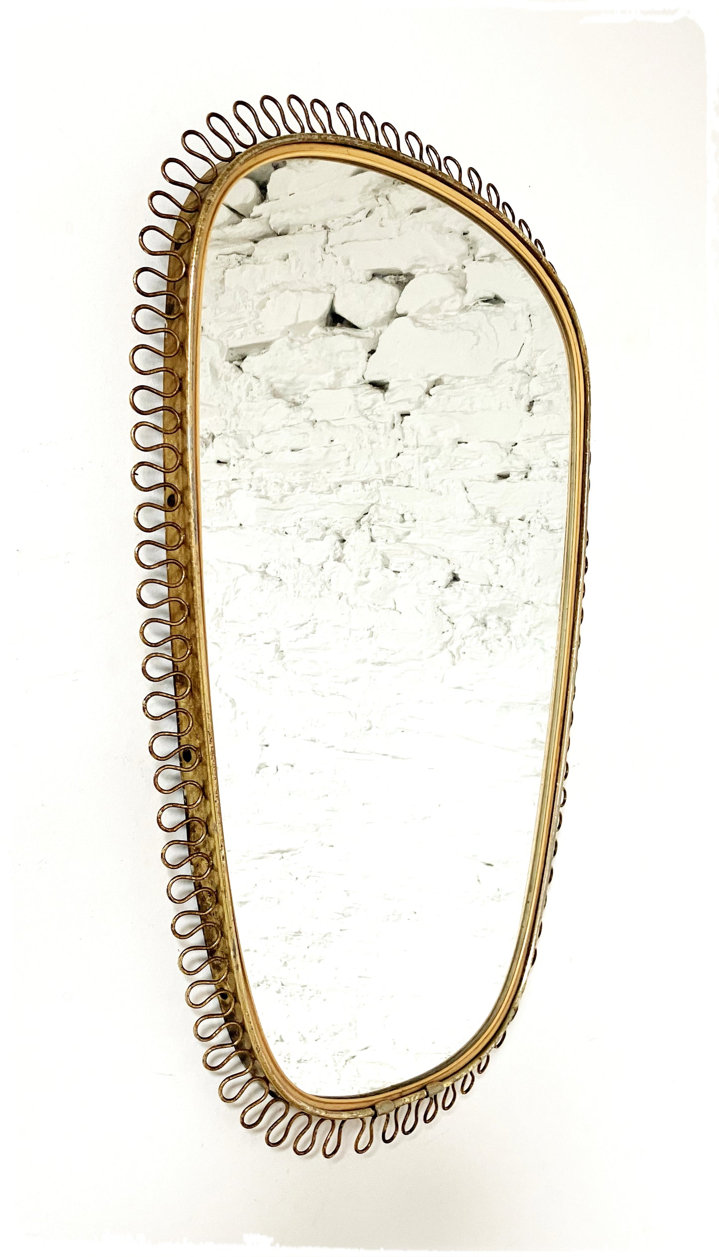Miroir Vintage Moderniste Forme Libre Rétroviseur Josef Frank Svenskt Tenn