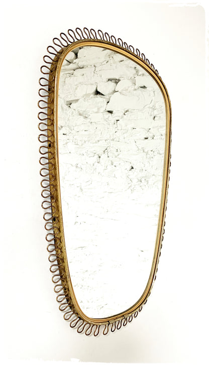 Miroir Vintage Moderniste Forme Libre Rétroviseur Josef Frank Svenskt Tenn