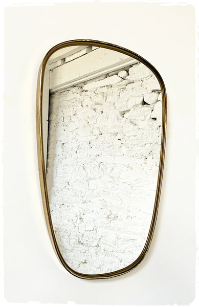 Miroir Vintage Moderniste Forme Libre Rétroviseur