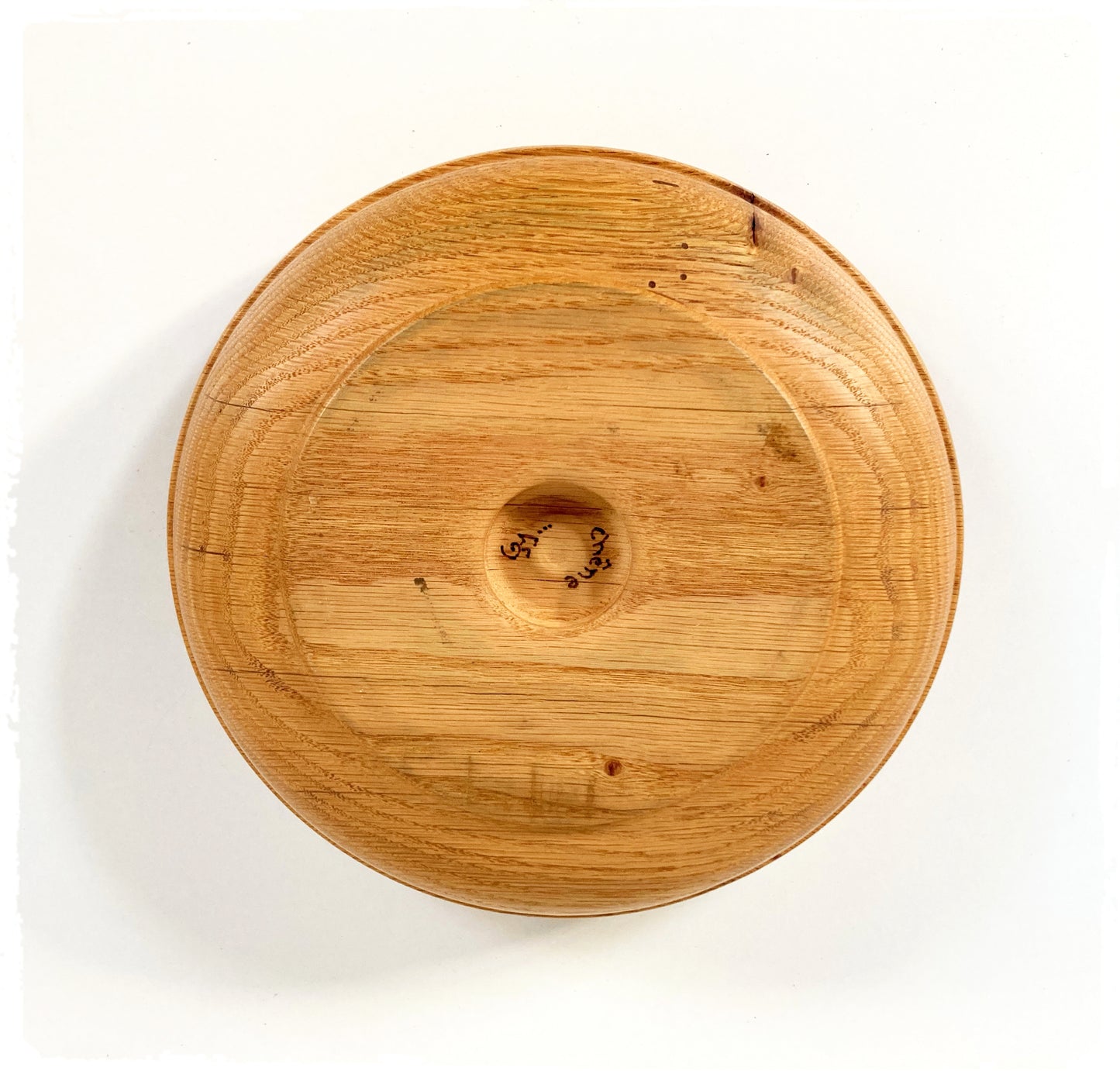 Plat Vintage Monoxyle en Chêne