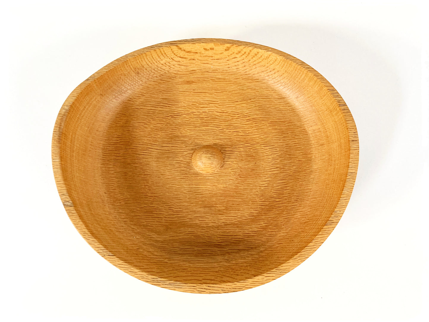Plat Vintage Monoxyle Forme Libre en Chêne
