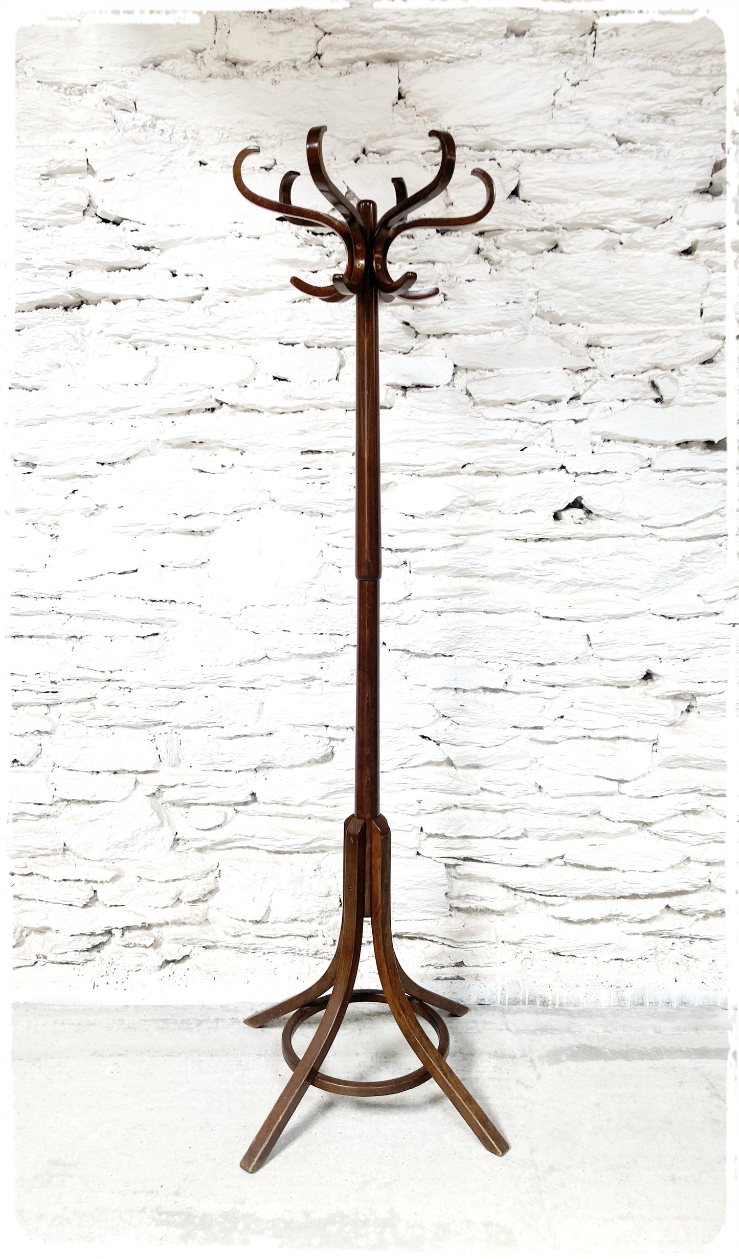 Porte Manteaux Bistrot Perroquet Vintage Baumann Chêne Moyen