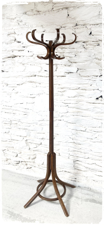 Porte Manteaux Bistrot Perroquet Vintage Baumann Chêne Moyen