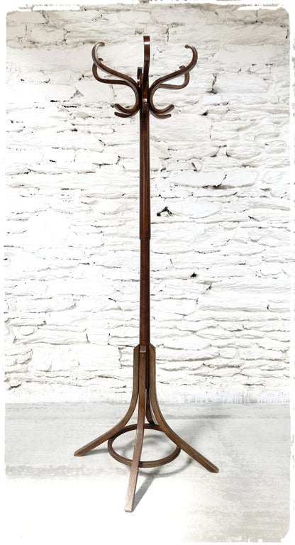 Porte Manteaux Bistrot Perroquet Vintage Baumann Chêne Moyen