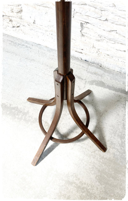 Porte Manteaux Bistrot Perroquet Vintage Baumann Chêne Moyen