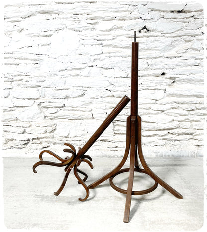 Porte Manteaux Bistrot Perroquet Vintage Baumann Chêne Moyen