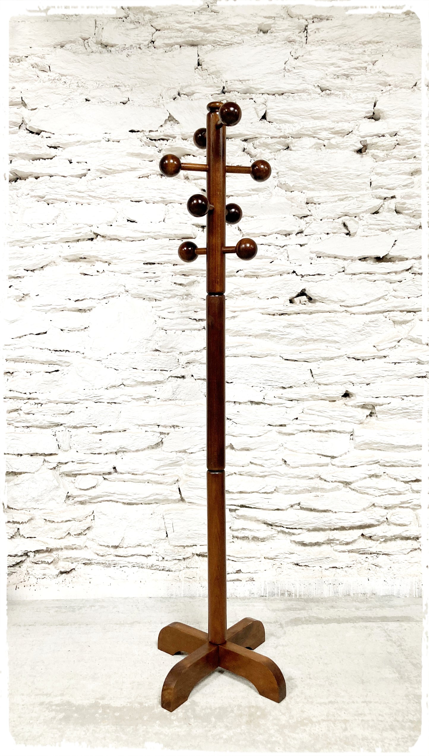Porte Manteaux Perroquet Vintage Scandinave en Hêtre