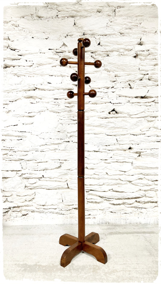 Porte Manteaux Perroquet Vintage Scandinave en Hêtre