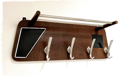 Porte Manteaux Vestiaire Mural Vintage Moderniste