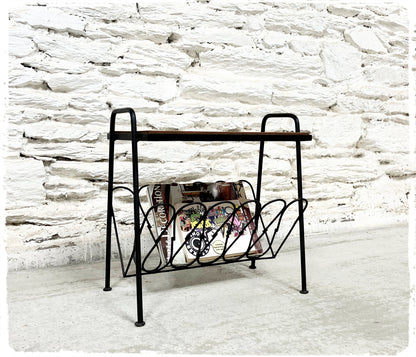 Porte Revues Bout de Canapé Vintage Moderniste