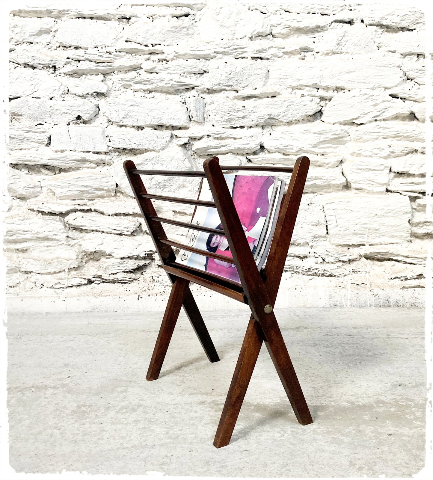 Porte Revues Vintage Cees Braakman Pastoe en Bois