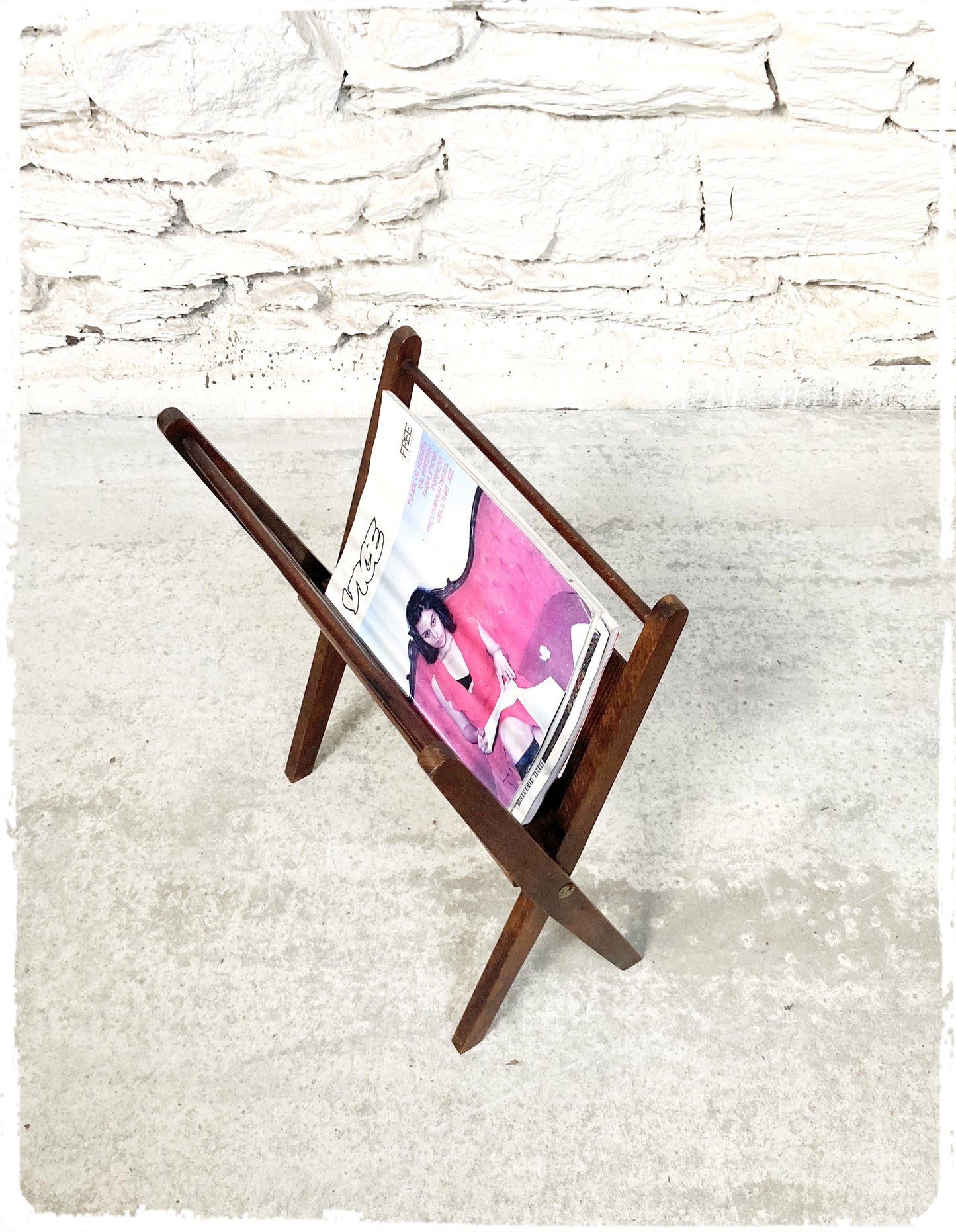 Porte Revues Vintage Cees Braakman Pastoe en Bois