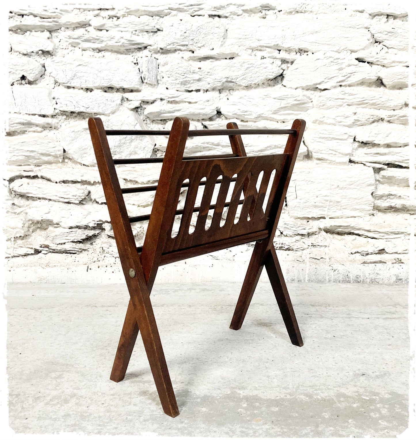 Porte Revues Vintage Cees Braakman Pastoe en Bois