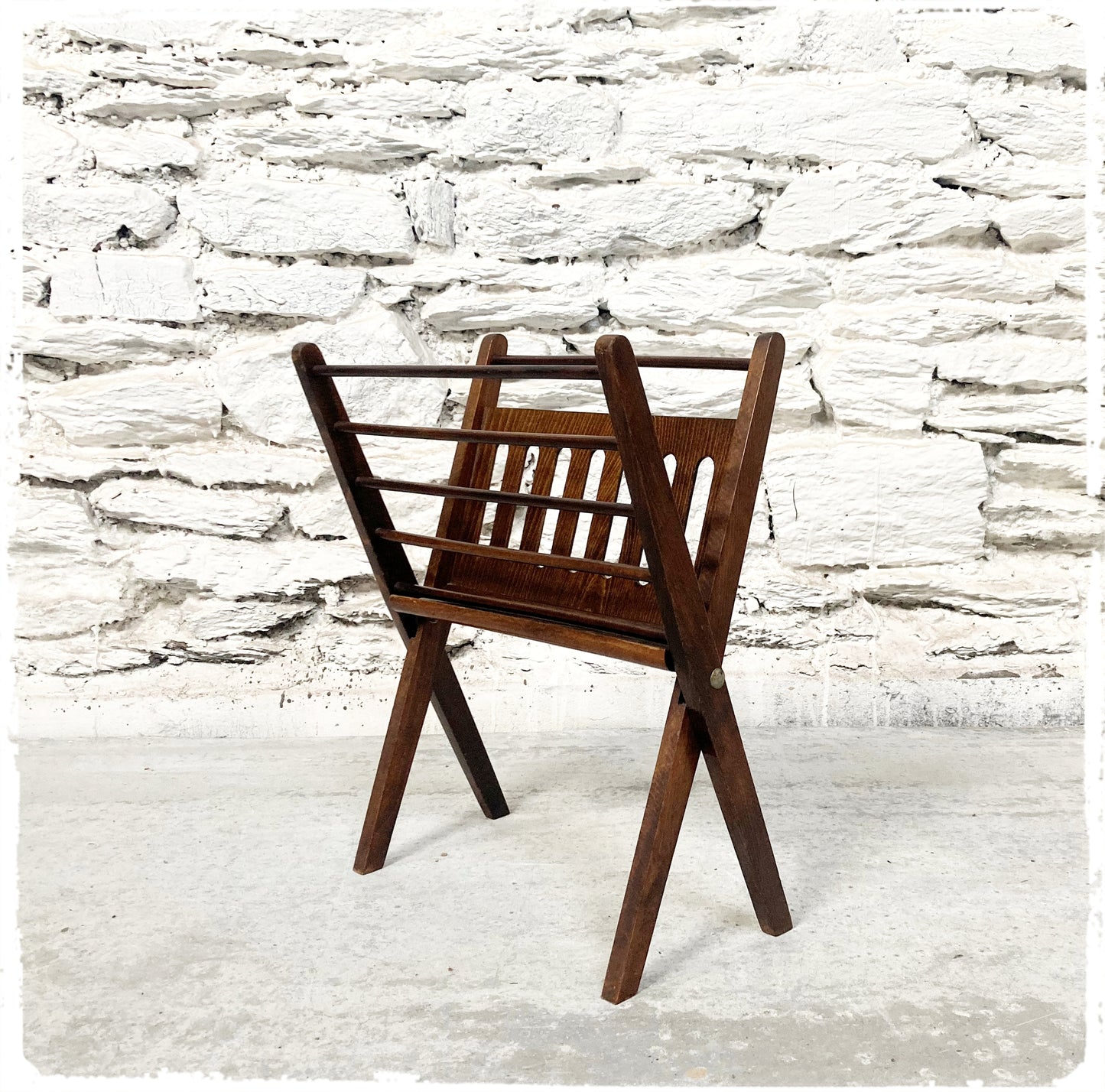 Porte Revues Vintage Cees Braakman Pastoe en Bois