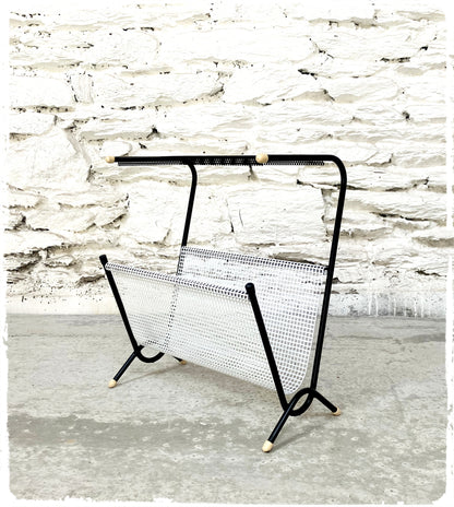 Porte Revues Vintage Métal Perforé Pilastro