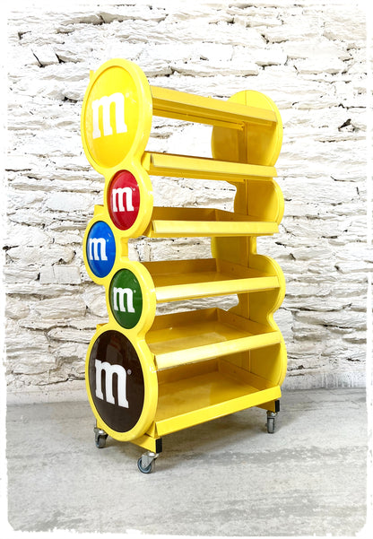 Grand Présentoir Publicitaire de Magasin Vintage M&M'S